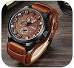 CURREN Homme cuir personnalisable